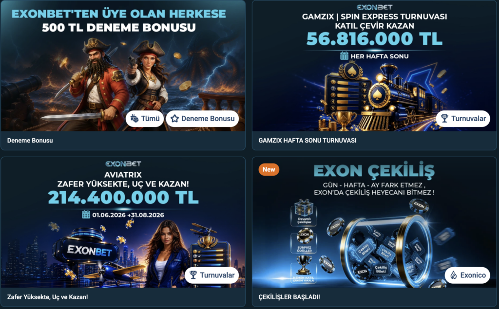 Exonbet - Exonbet Giriş 3 Exonbet Bonus