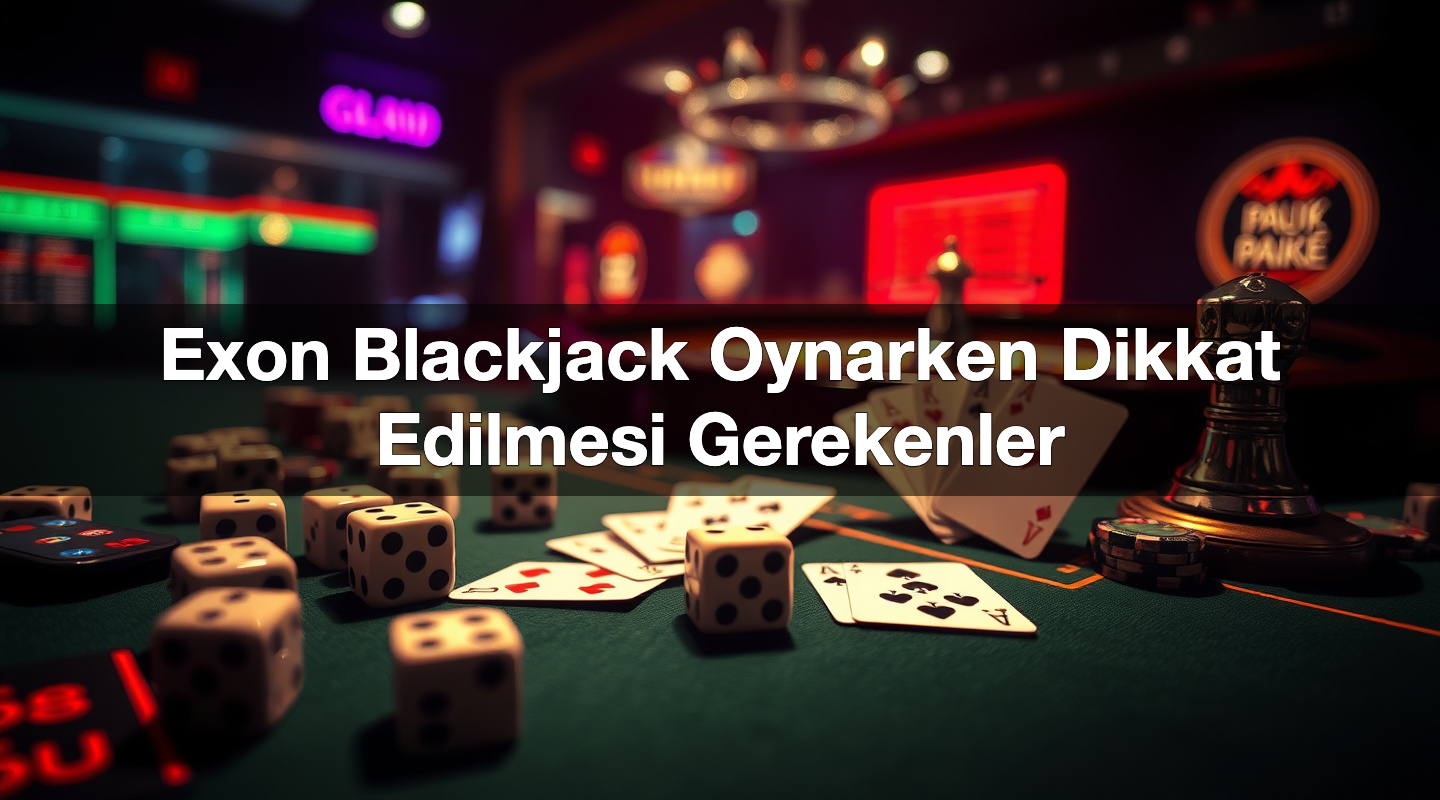 exon blackjack oynarken dikkat edilmesi gerekenler 1784900159205